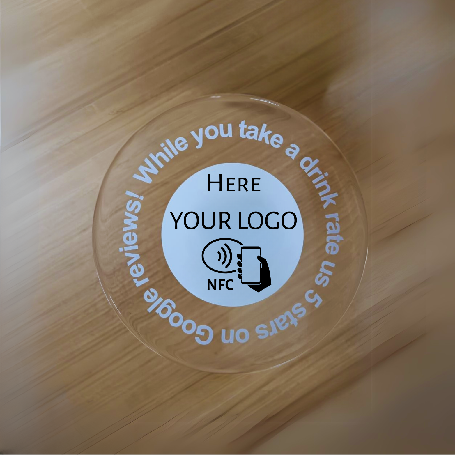 Transparent Acrylic Without LED