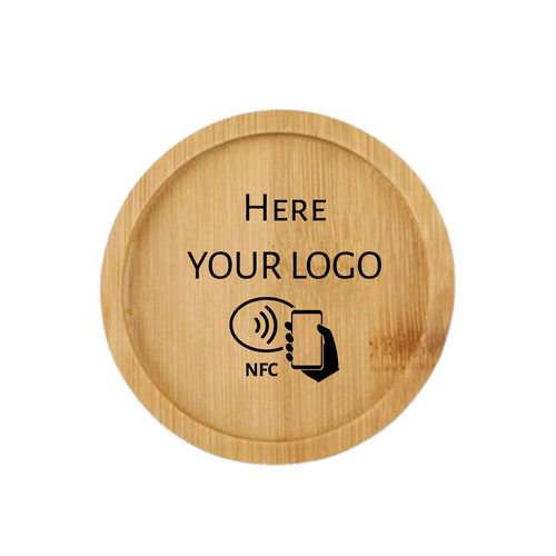 NFC Bamboo Coaster