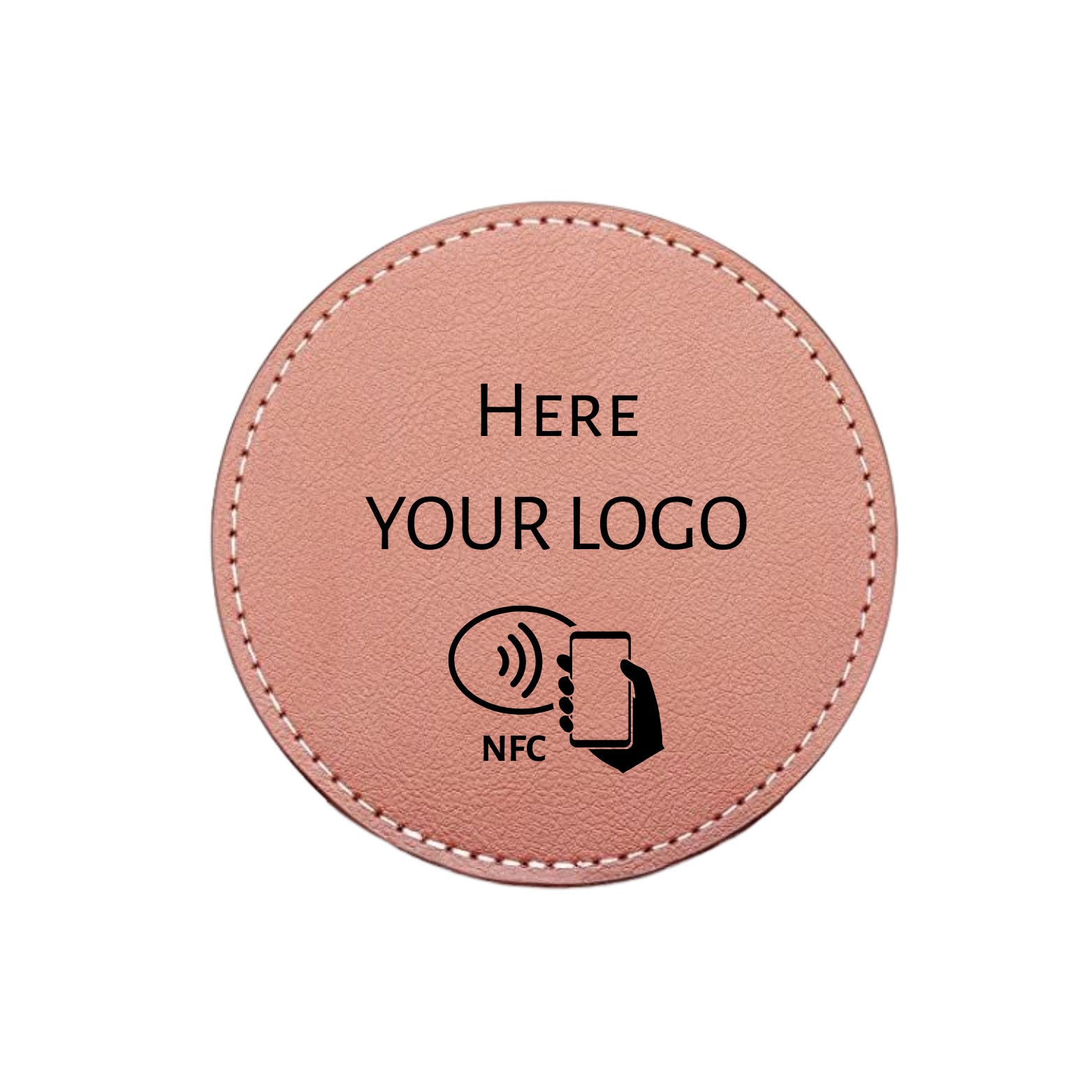 NFC PU Leather Coaster